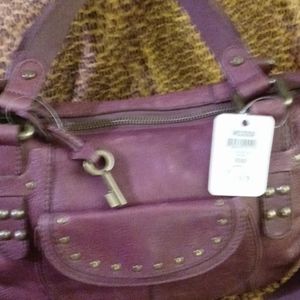 Fossil Genuine Leather Handbag